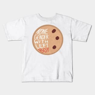 None gender with left boy Kids T-Shirt